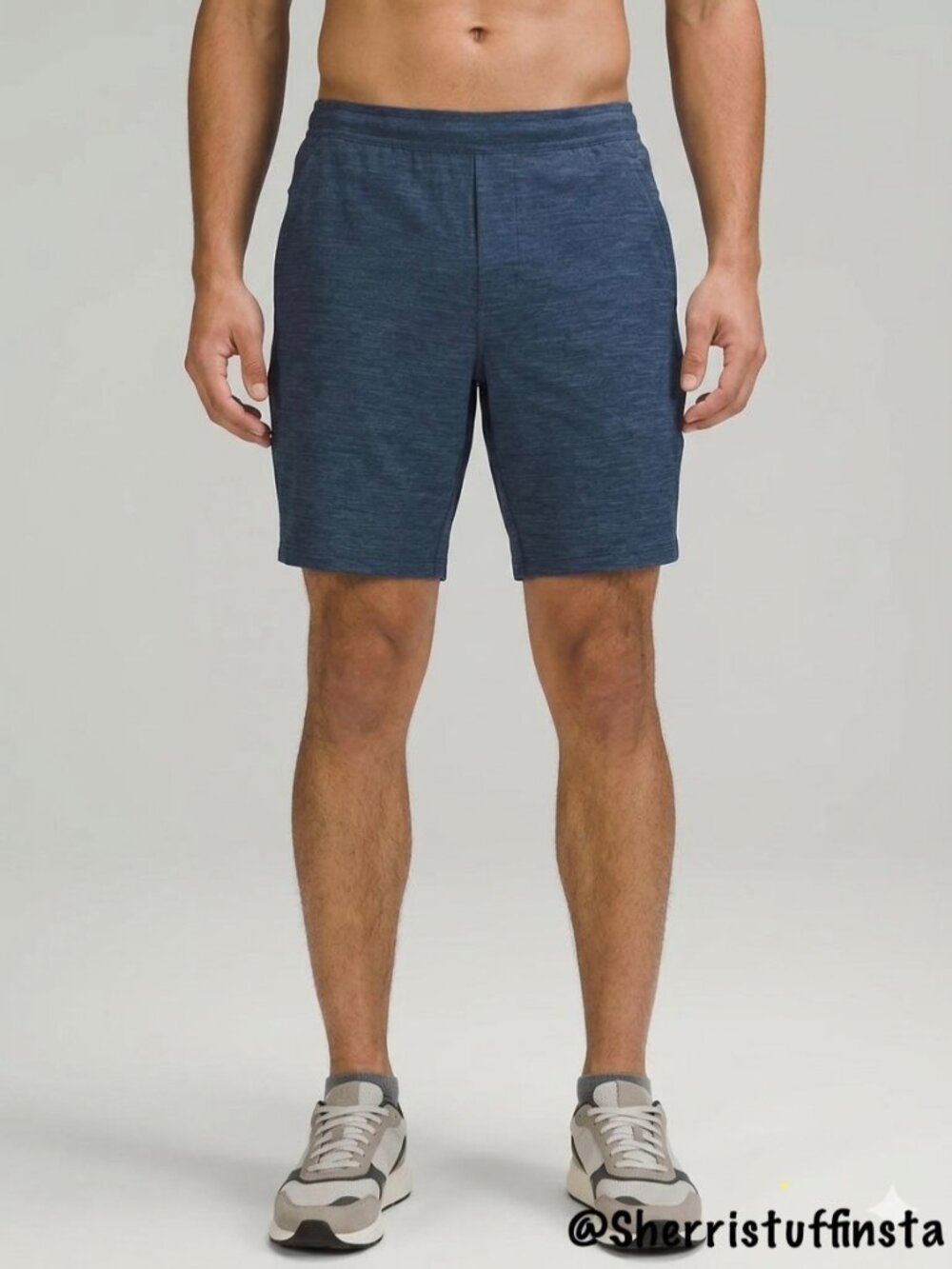 Like New Lululemon Pace Breaker Out Of Mind Liner 9" Iron Blue Mens Shorts XS